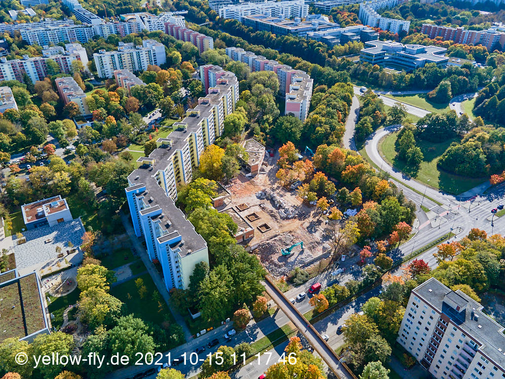 15.10.2021 - Luftbilder vom Abriss unseres Quiddezentrums
